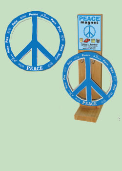 7 Languages Peace Magnet - Display Special