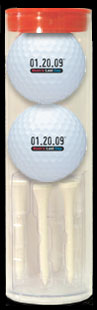 01.20.09® Golfball tube