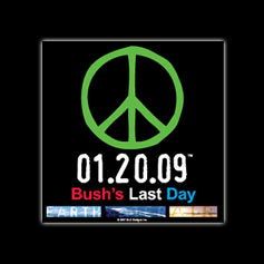 01.20.09® Peace Bush's Last Day Decals