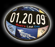 01.20.09® Bush's Last Day Mouse pad