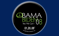 Obama/Biden 08 YES WE CAN Button