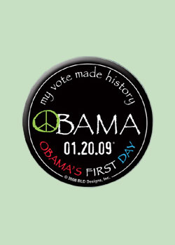 Obama 01.20.09® MY VOTE MADE HISTORY Buttons