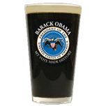 Barack Obama Presidential Seal - My Vote Made History Pint Glasses