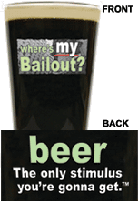 Where's MY Bailout? Pint Glass