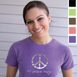 Metallic Peace Tshirt